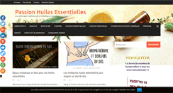 Desktop Screenshot of blog.passion-huiles-essentielles.fr